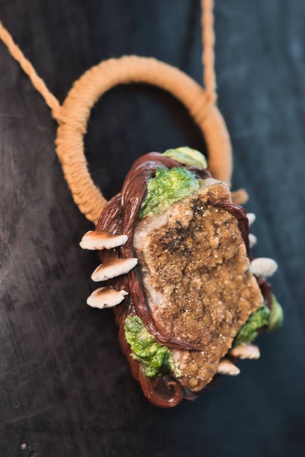 Cluster statement - Burned Amethyst/Manmade Citrine