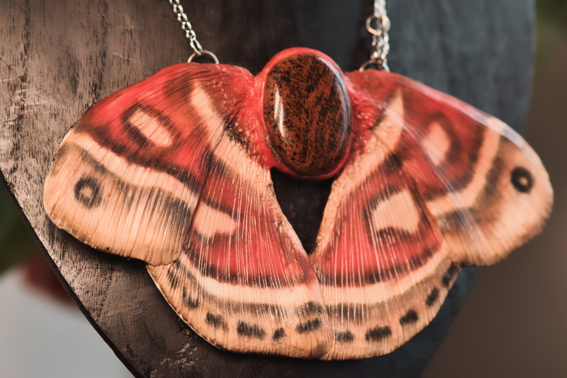 Silkmoth Statement necklace