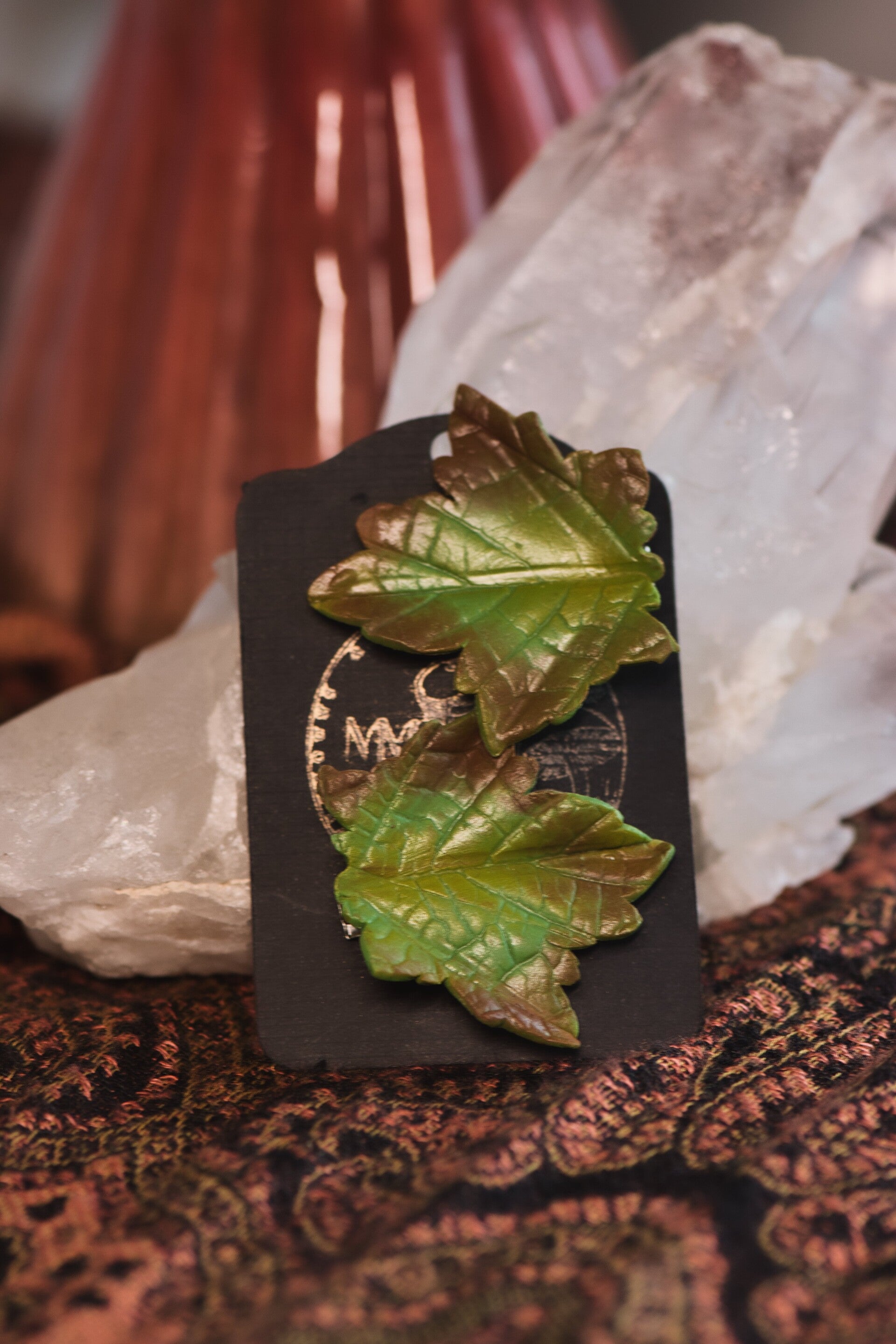 Autumn Maple Hairclips