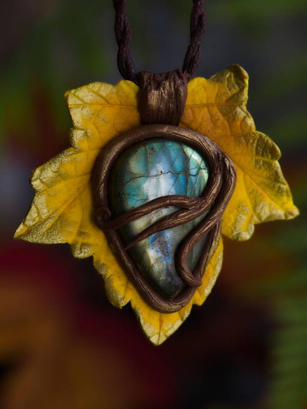 Autumn Leaf Yellow - Labradorite v.2