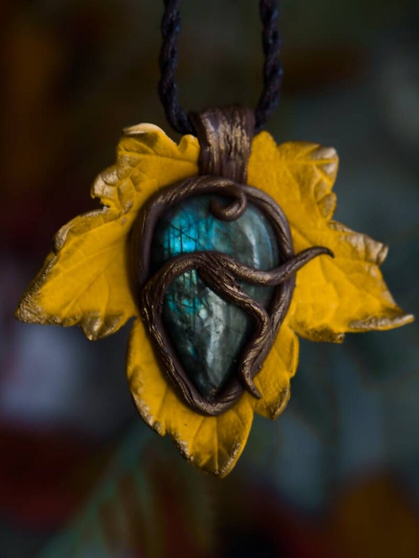Autumn Leaf Yellow - Labradorite