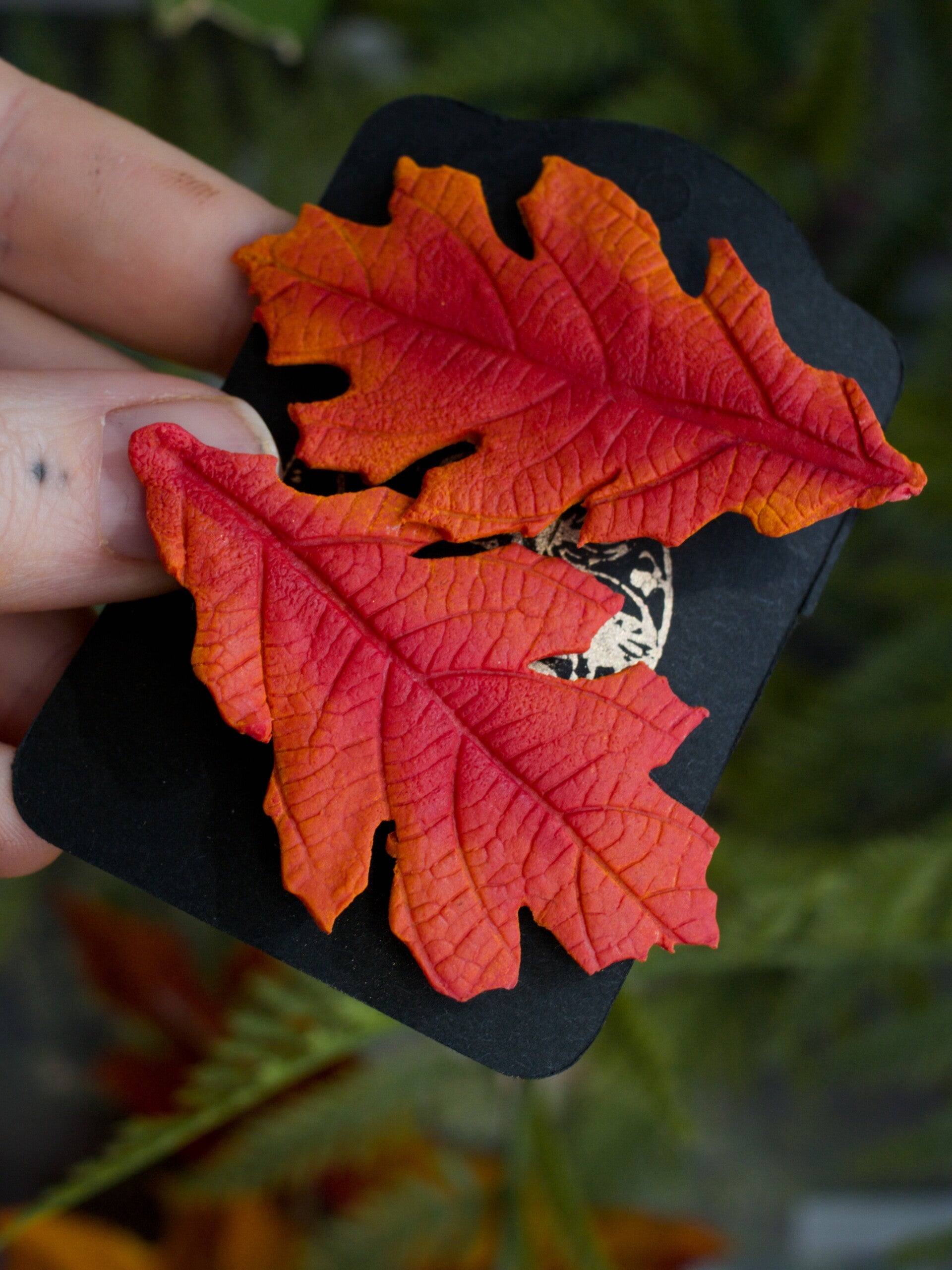 Oak hairclips