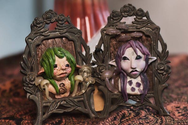 Faerie portrait duo