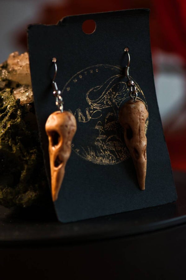 Ravenskull Earrings