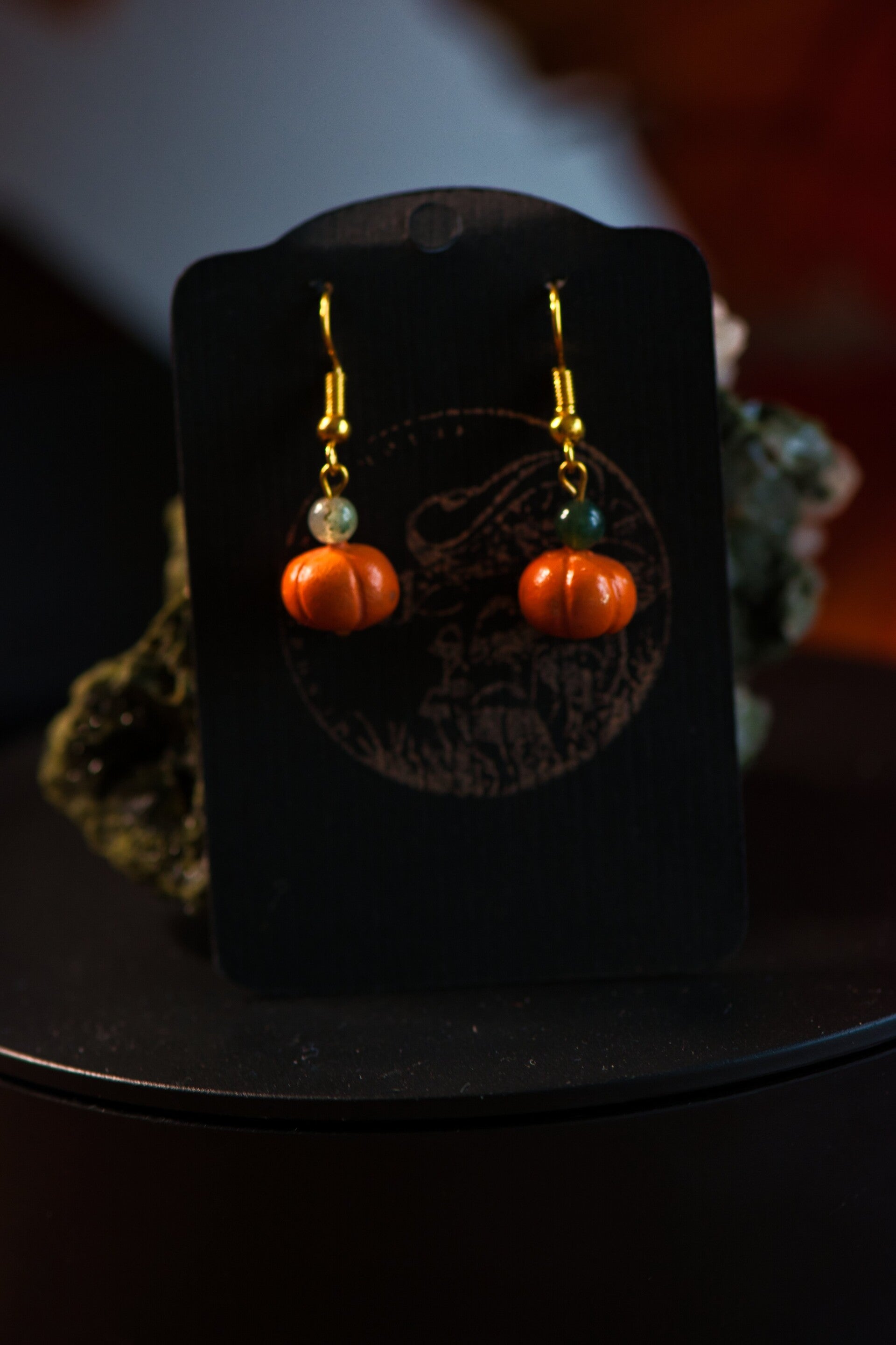 Pumpkin earrings
