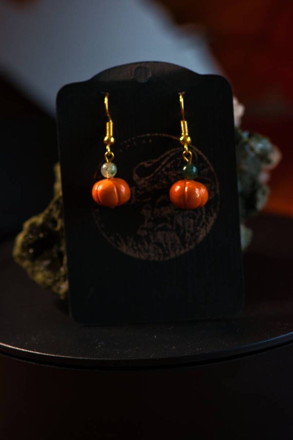 Pumpkin earrings