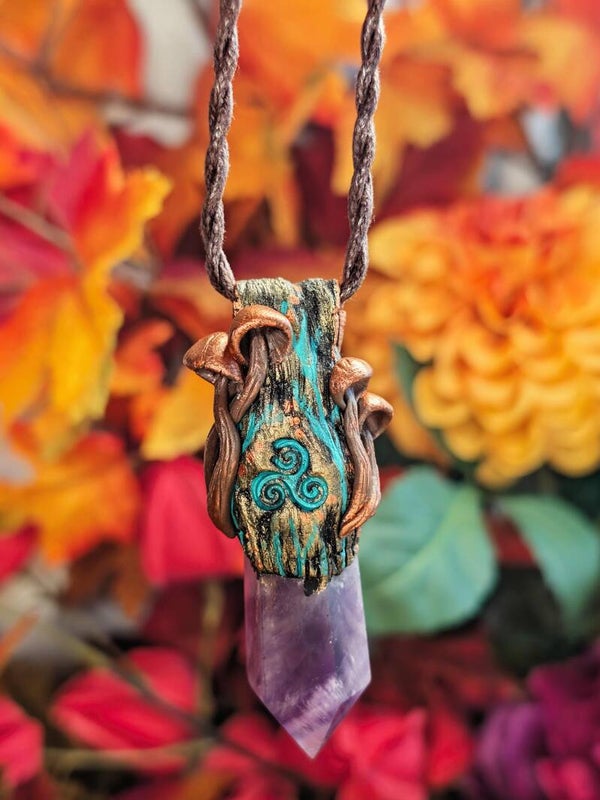 Amethyst mushroom Talisman