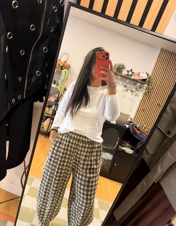 Pantalón cuadros