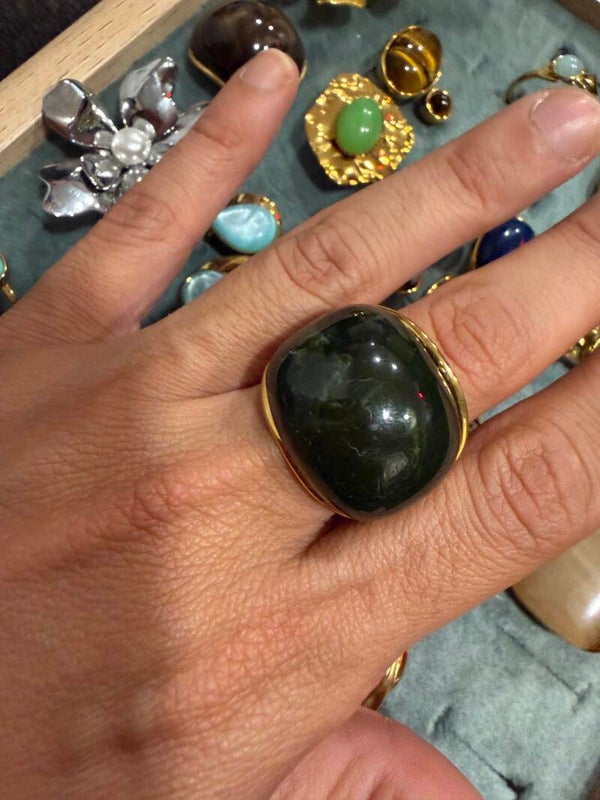 Anillo acero ajustable