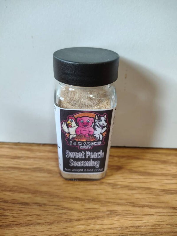Sweet Peach Seasoning gluten free, no msg