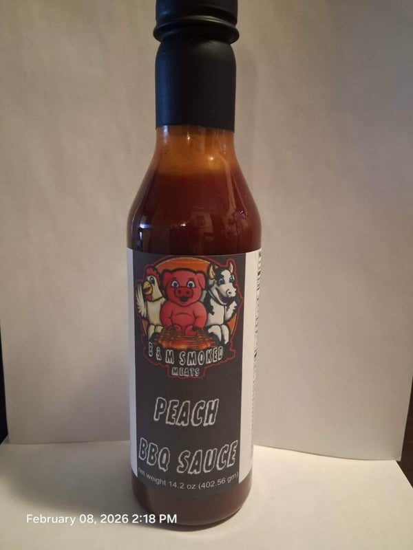 Peach BBQ Sauce gluten free, msq free