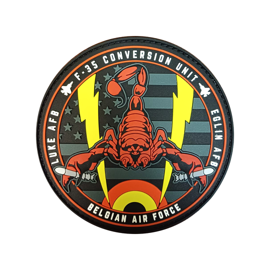 BEL F-35 CU Official Badge PVC