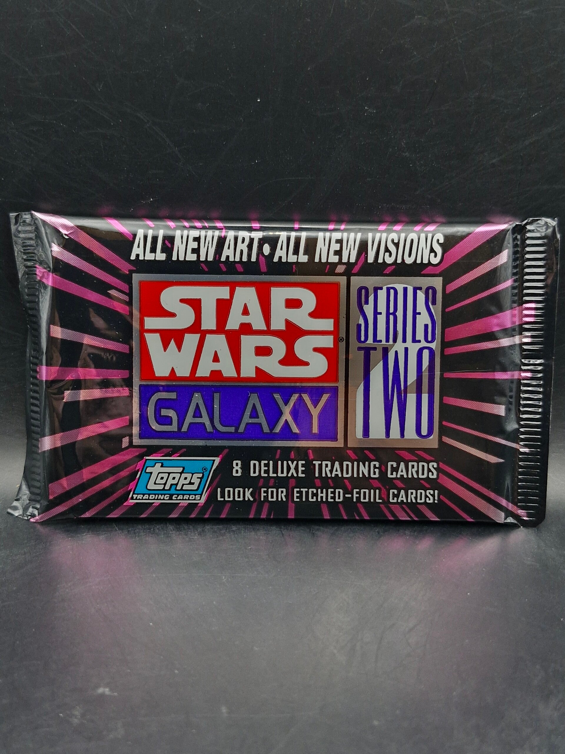Star wars galaxy 1994 pack series 2 topps 8 cards