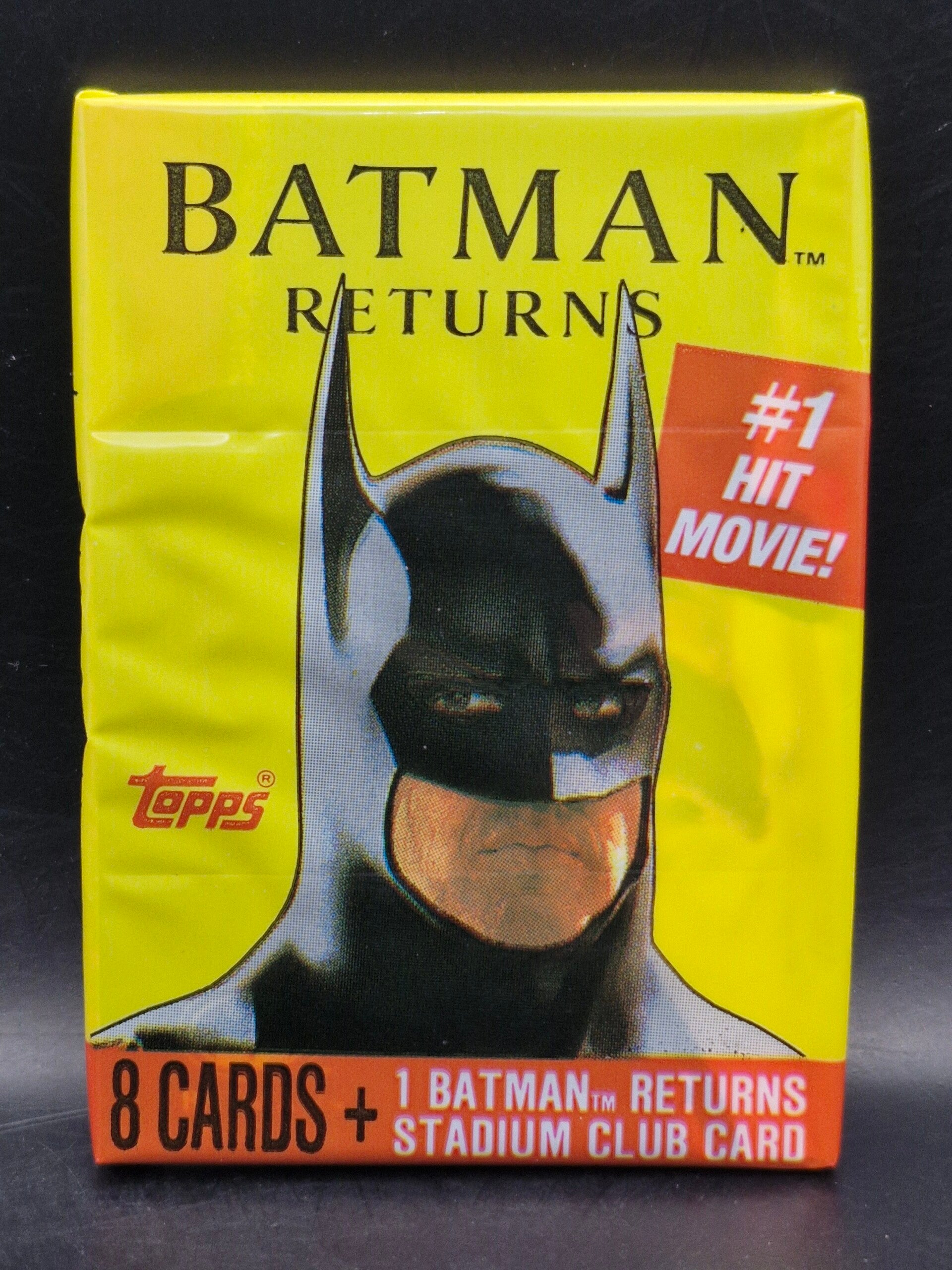 Batman returns 1991 topps 8 cards pack