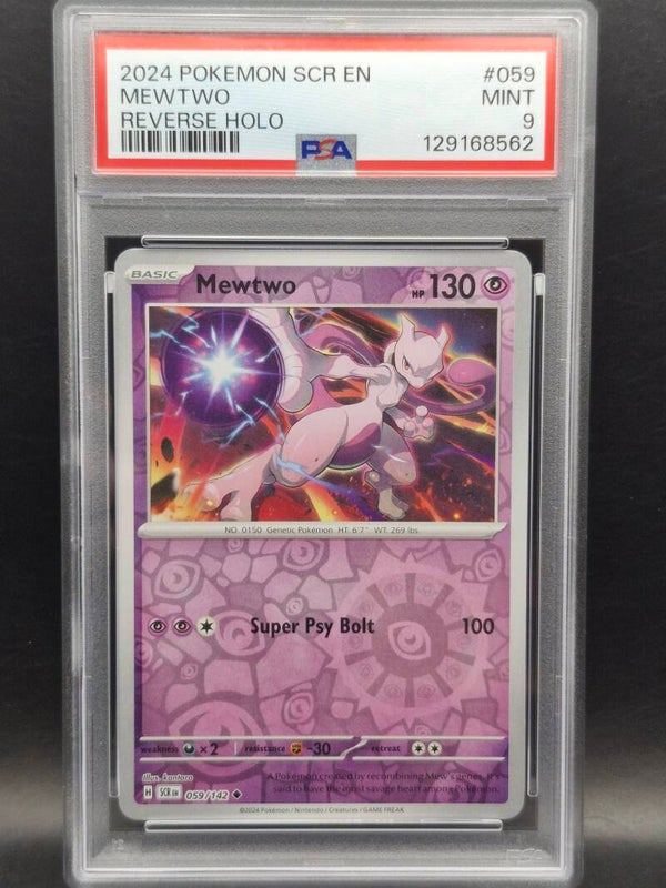 Mewtwo reverse holo #59 PSA 9