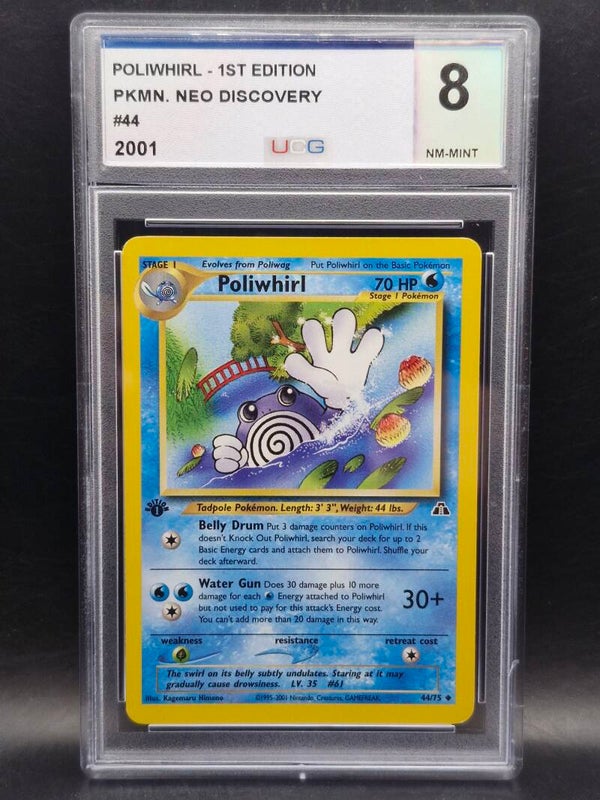 Poliwhirl 1st edition neo discovery ucg 8