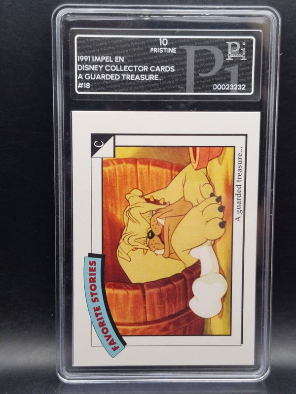 1991 impel en Disney a guared treasure #18 PI 10