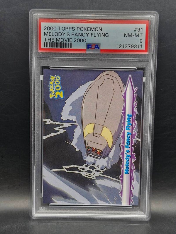 Melody's fancy flying 2000 topps the movie #31 PSA 8