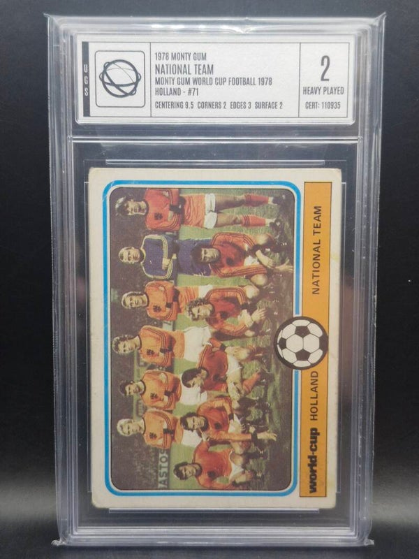 World cup foootball 1978 holland gum met johan cruijff ugs 2