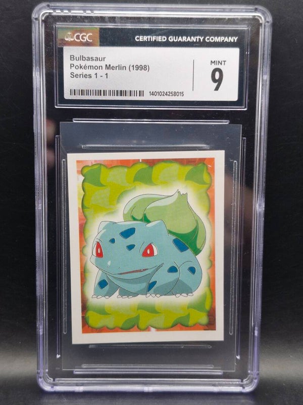 Bulbasaur merlin 1998 Series 1 CGC 9 mint