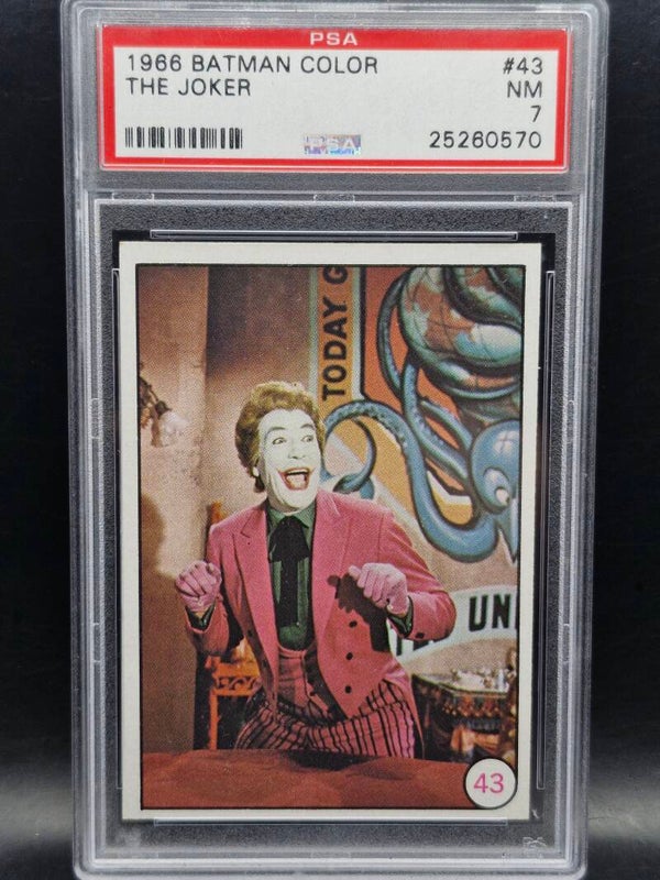 The joker 1966 batman Color #43 psa 7