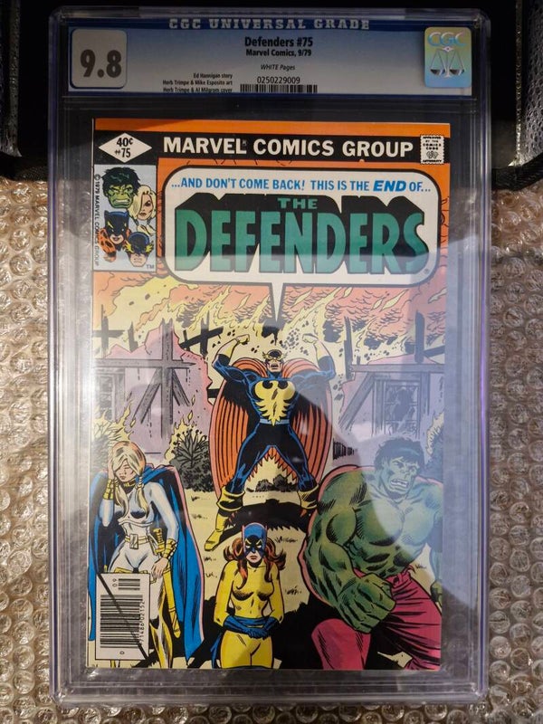 (Schade achterzijde) marvel comics defenders #75 CGC 9.8
