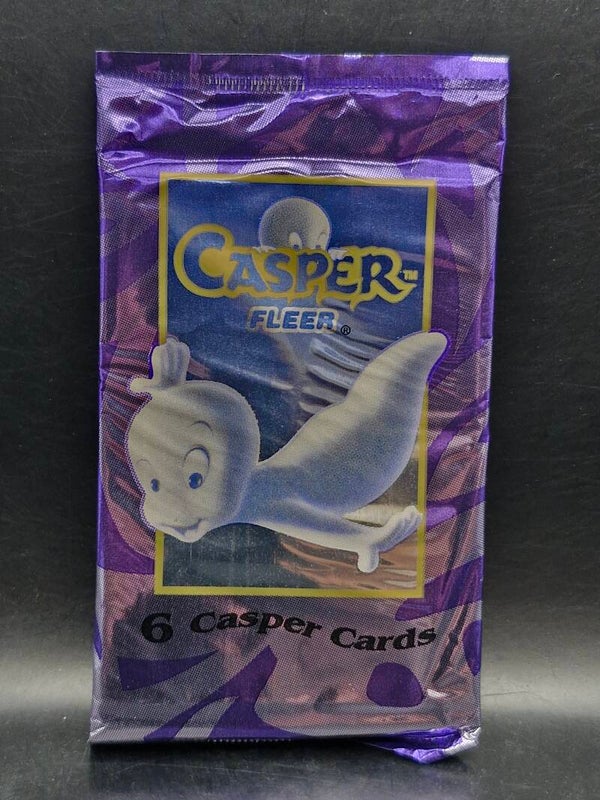 Casper fleer pack 6 cards 1995 universal city studios