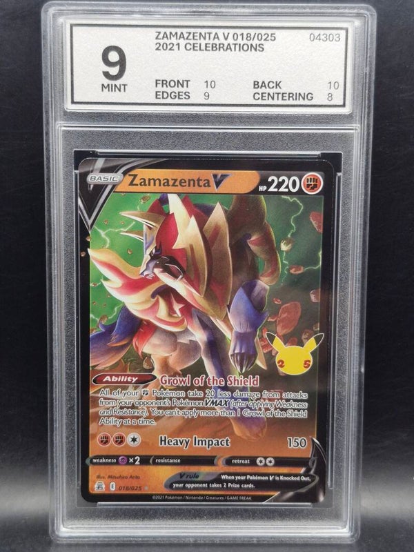 Zamazenta v 2021 celebrations #18 woetoe grading 9