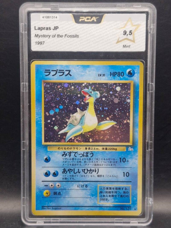 Lapras 1997 holo mystery of the fossils japans #131 PCA 9.5