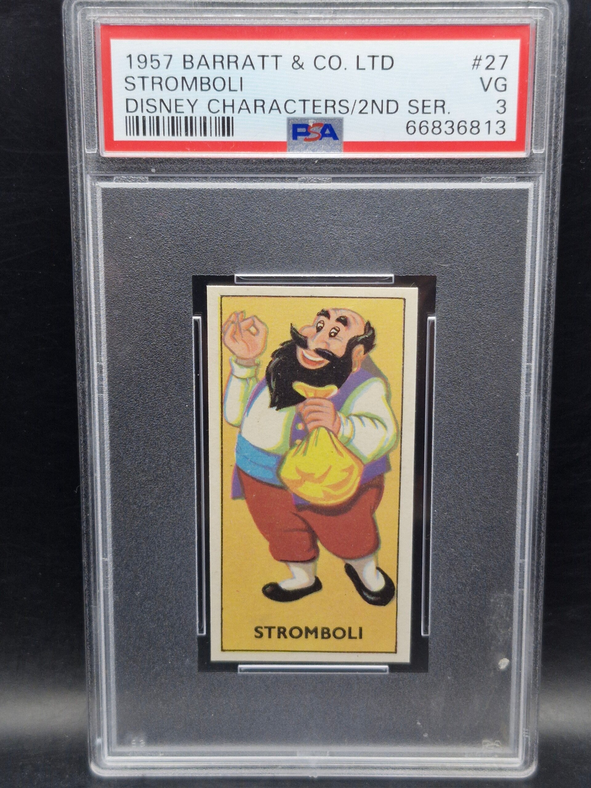 1957 stromboli Disney characters #27 PSA 3