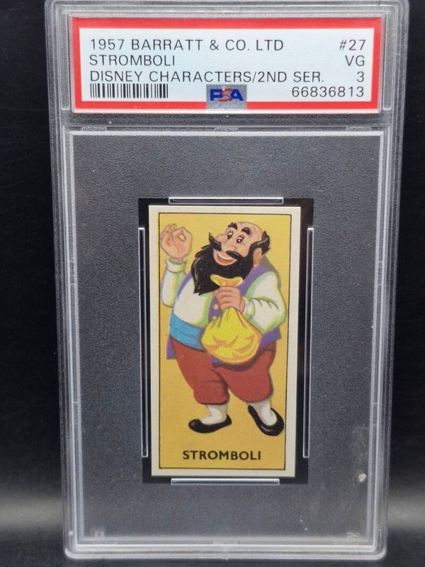 1957 stromboli Disney characters #27 PSA 3