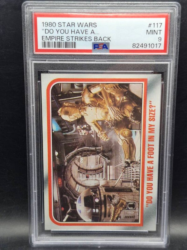 Star wars 1980 do you have a #117 PSA 9