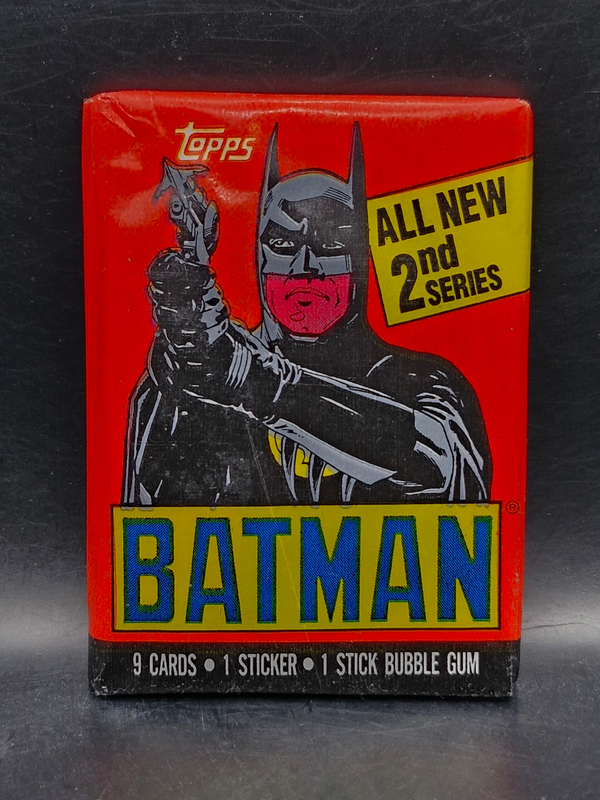 Batman 1989 topps all new 2nd Series pack 9 cards
