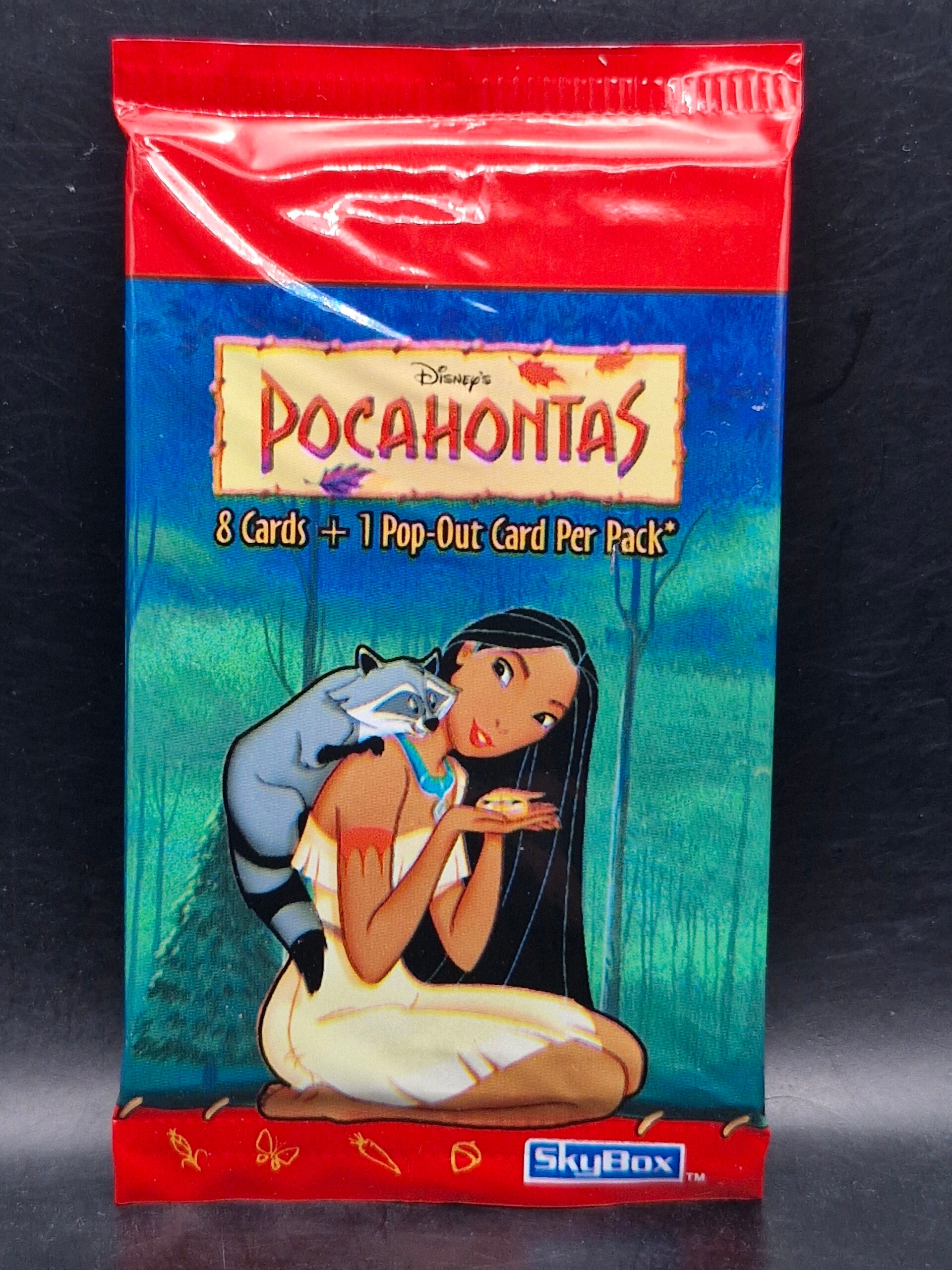 Pocahontas 1995 skybox 8 cards pack