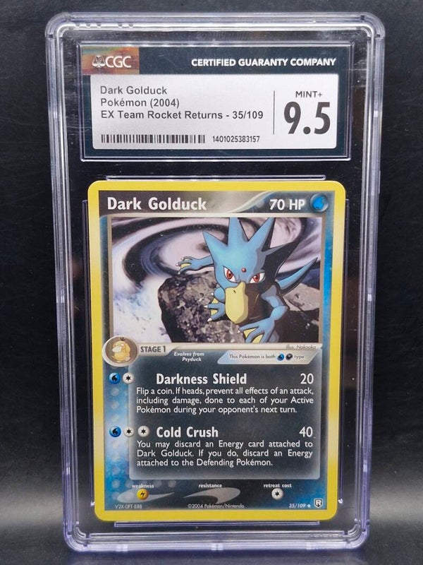 Dark golduck 2004 ex Team rocket returns #35 CGC 9.5