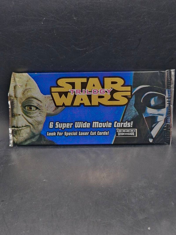 Star wars trilogy 1997 topps 6 cards pack