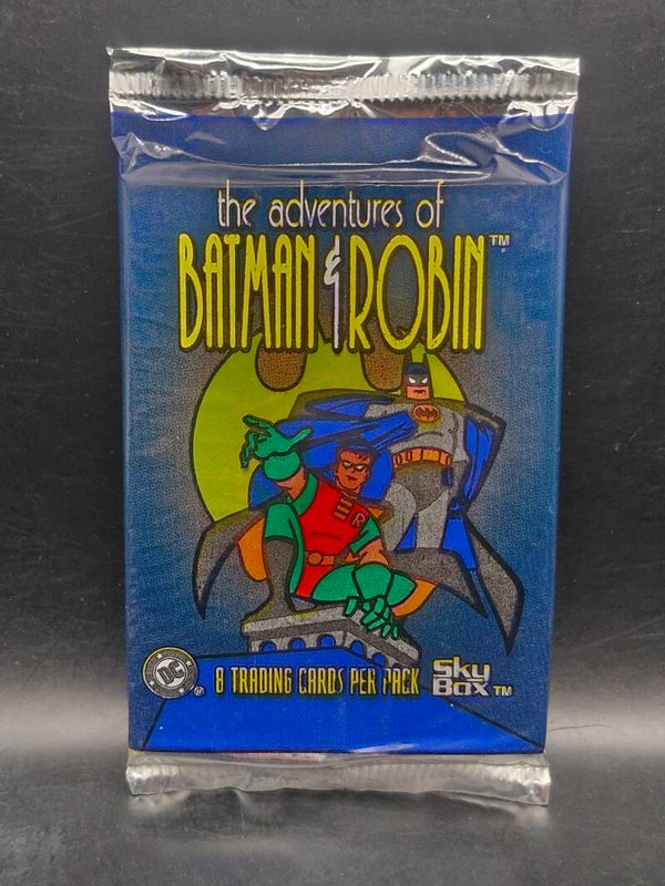 Batman & robin dc 1995 skybox 8 cards pack