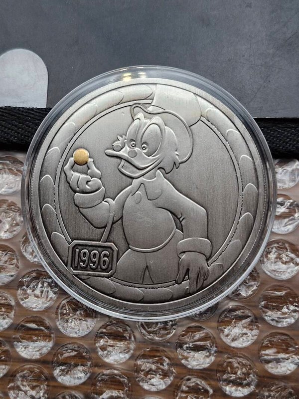 Dagobert duck coint 1996 limited edition van 500