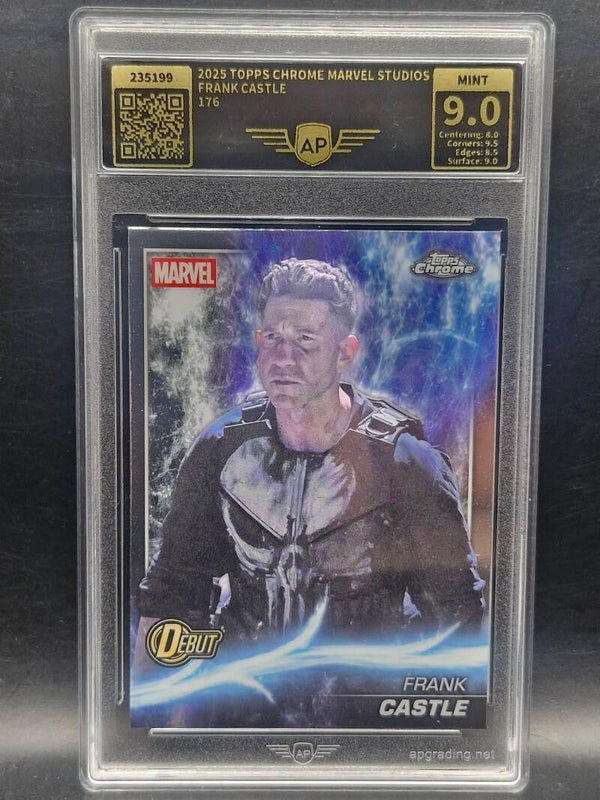 Frank castle 2025 topps chrome marvel studios #176 AP 9