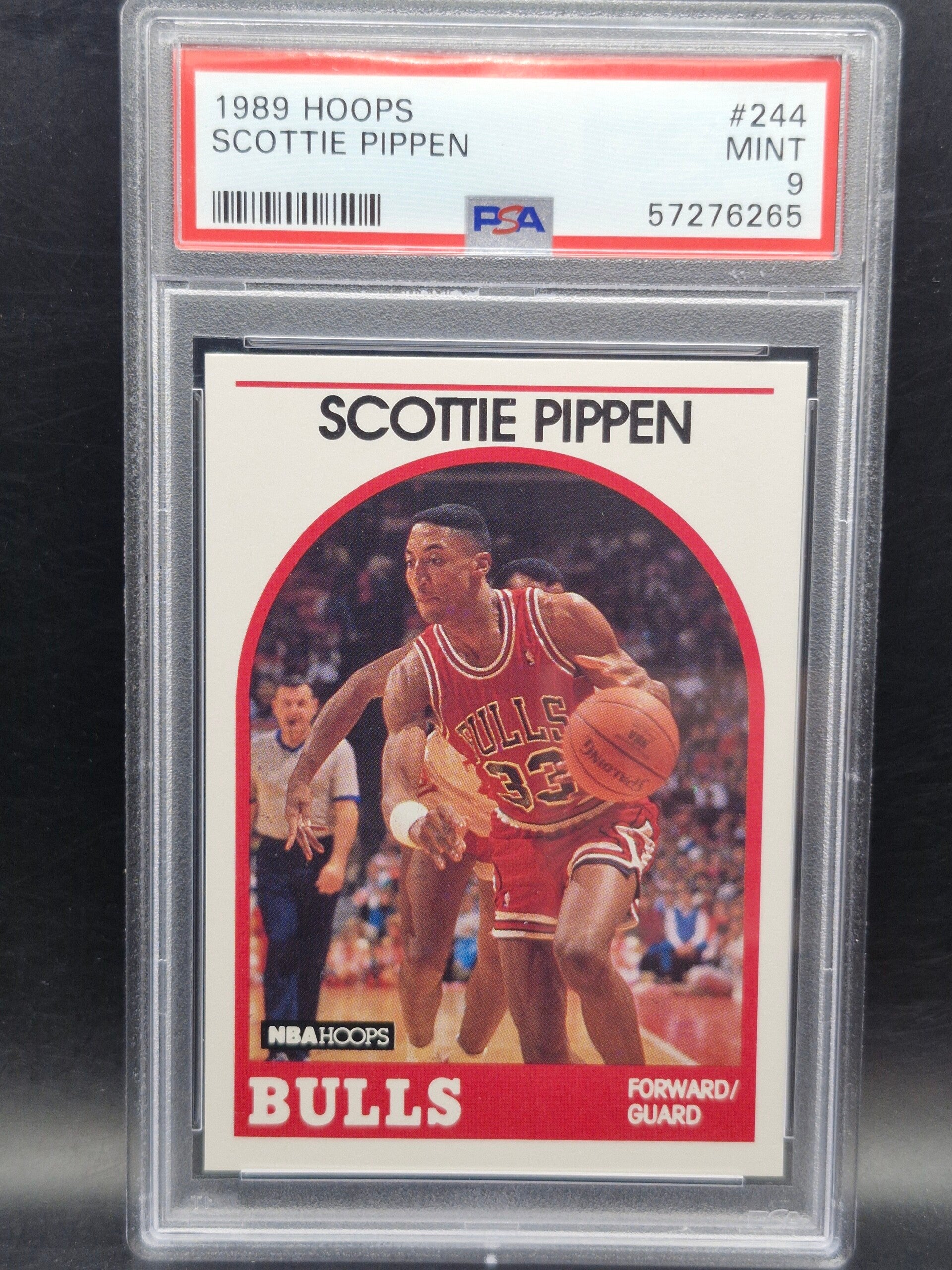 Scottie pippen 1989 hoops bulls NBA #244 PSA 9