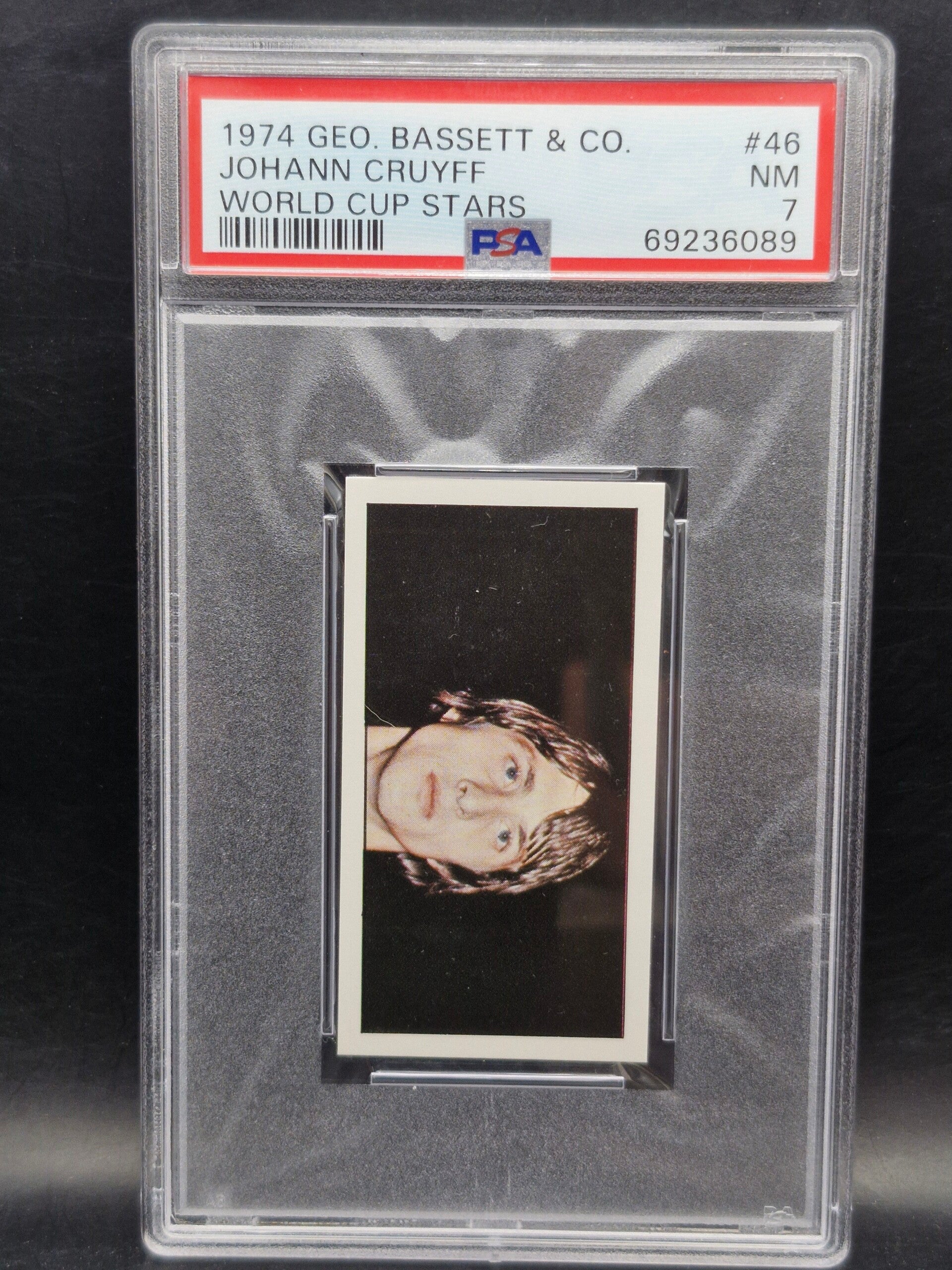 johann cruyff 1974 world cup stars #46 PSA 7