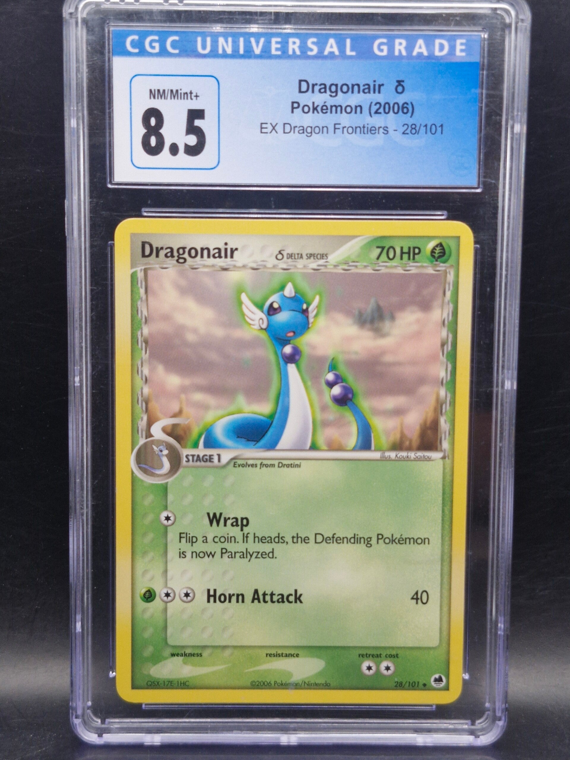 dragonair 2006 ex dragon frontiers #28 CGC 8.5