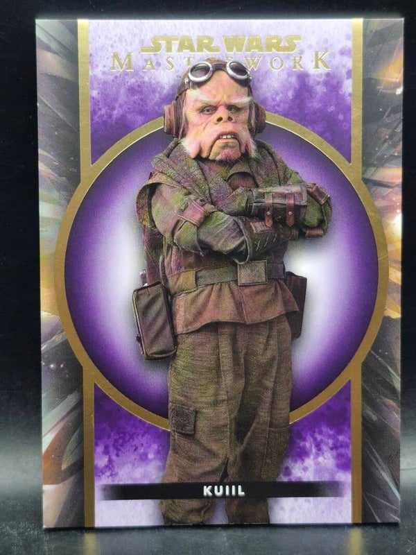 kuiil star wars Limited edition 40/50 topps