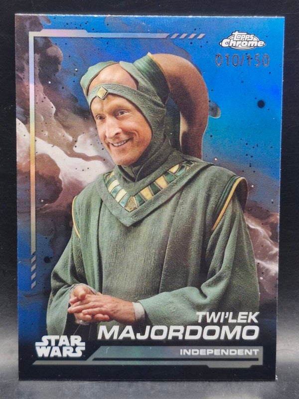 twilek star wars Limited edition 10/150 topps chrome