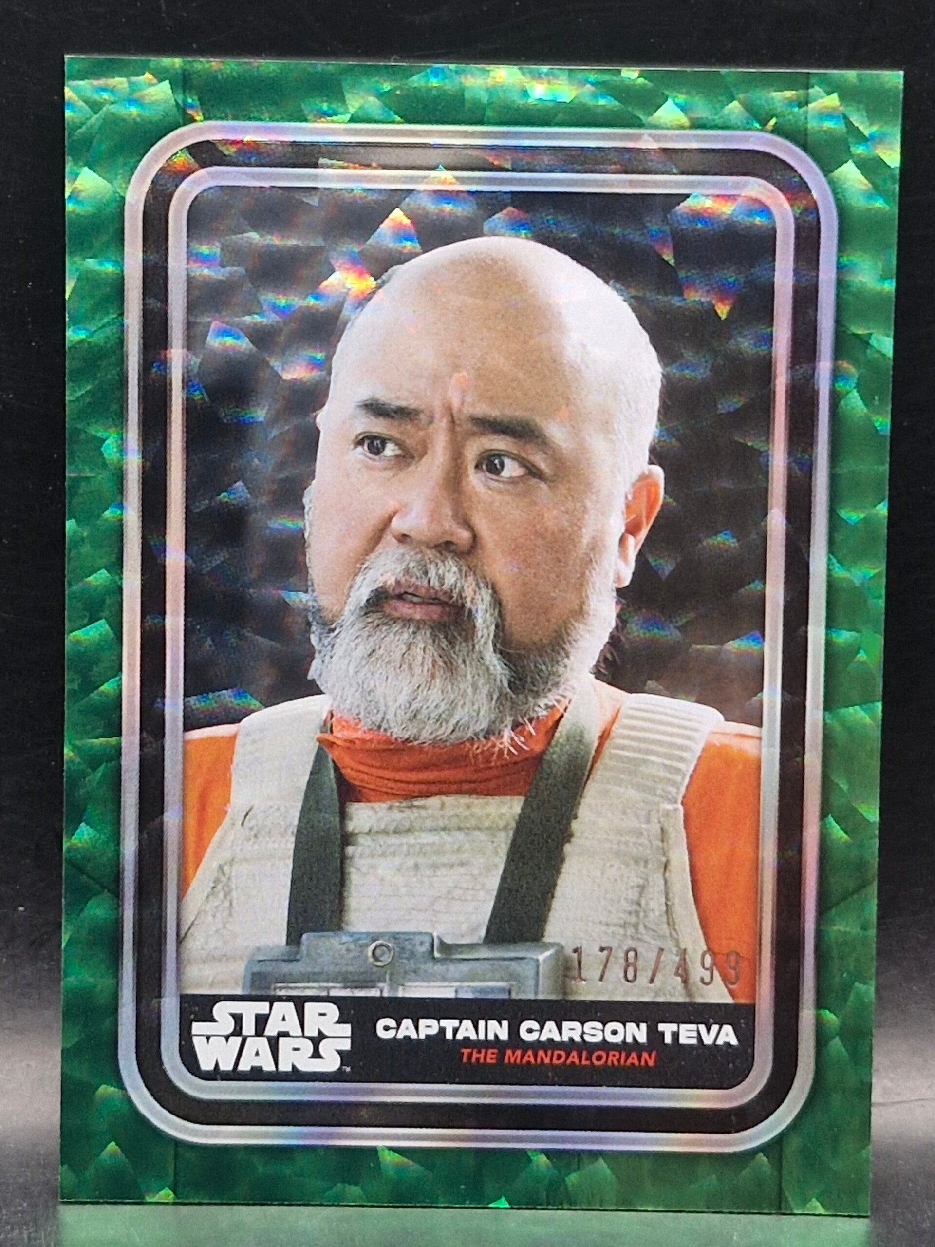 captain carson teva star wars Limited edition 178/499 topps