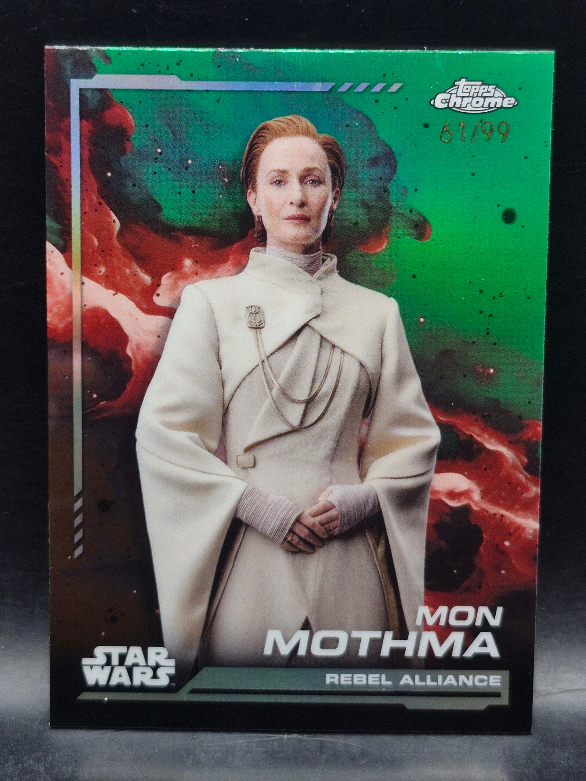 mon mothma star wars Limited edition 61/99 topps