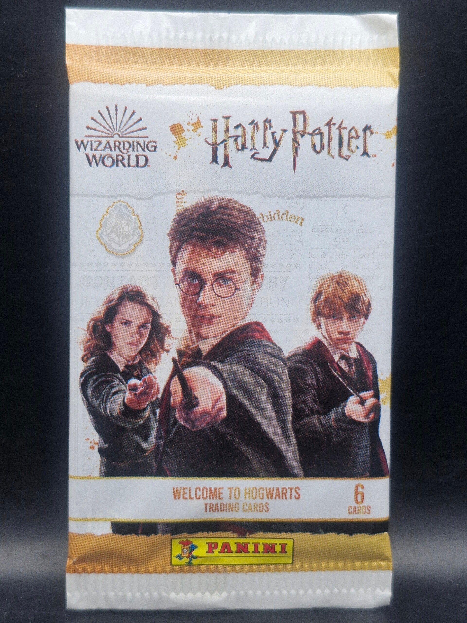 harry potter welcome to hogwarts panini trading cards