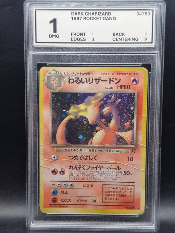 Dark Charizard Holo 1997 Japanese Rocket Gang