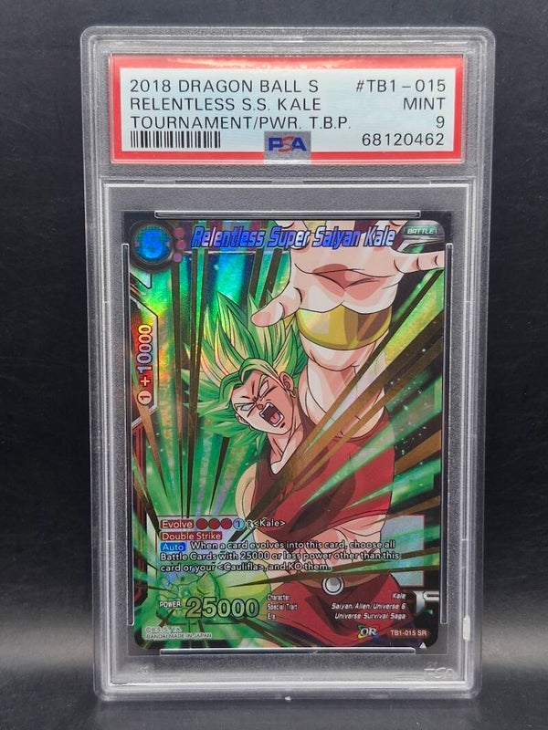 dragon ball z 2018 s.s kale tournament #tb1-015 PSA 9