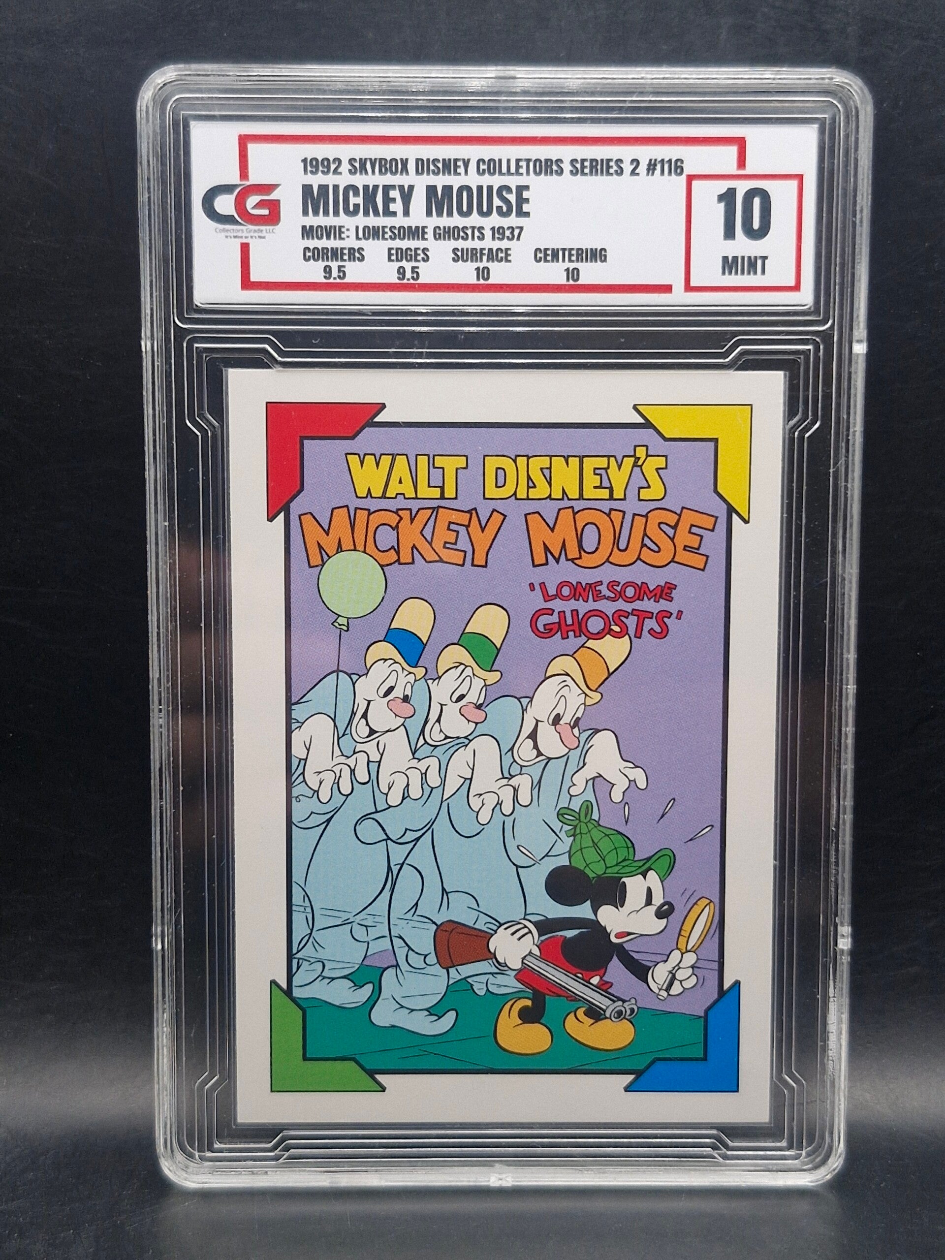 Mickey mouse 1992 Walt disney ghosts CG 10